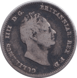 1836 FOURPENCE ( FINE ) - FOURPENCE - Cambridgeshire Coins