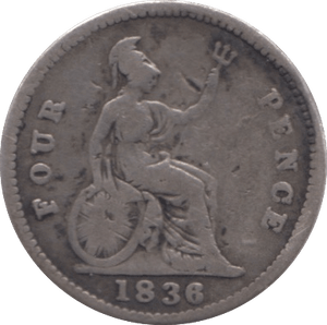 1836 FOURPENCE ( NF ) - FOURPENCE - Cambridgeshire Coins