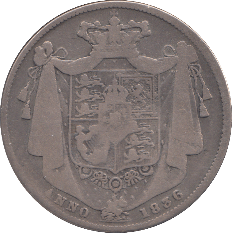 1836 HALF CROWN ( FAIR ) - HALFCROWN - Cambridgeshire Coins