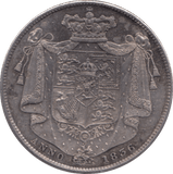 1836 HALFCROWN ( AUNC ) - HALFCROWN - Cambridgeshire Coins