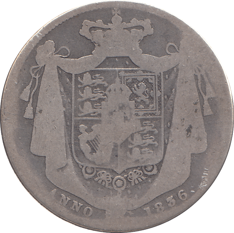 1836 HALFCROWN ( FAIR ) - HALFCROWN - Cambridgeshire Coins