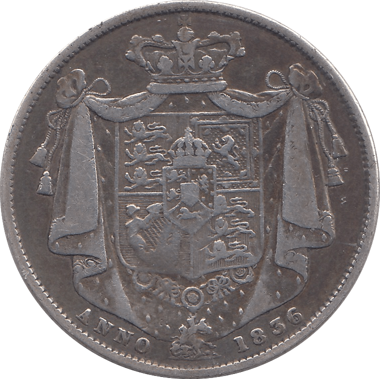1836 HALFCROWN ( FINE ) - HALFCROWN - Cambridgeshire Coins