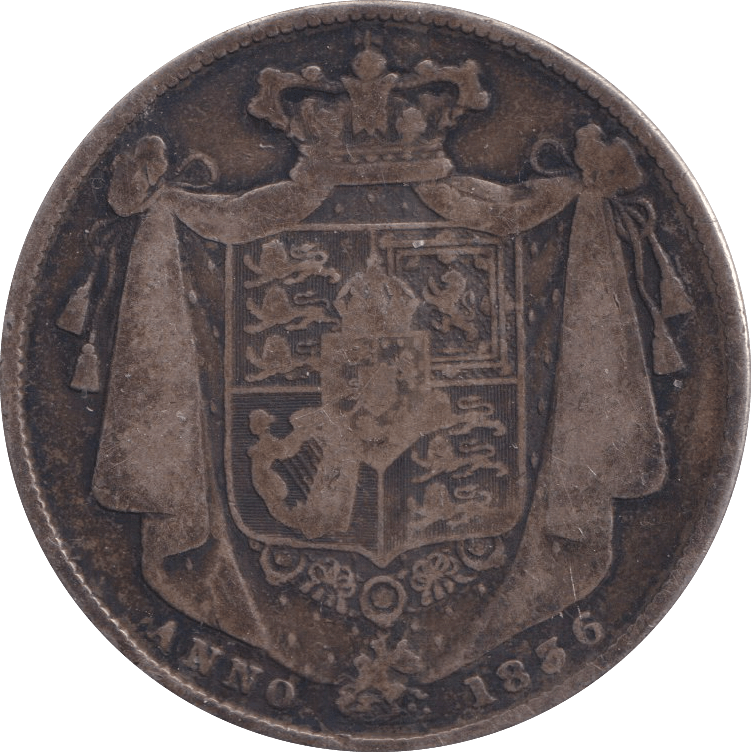 1836 HALFCROWN ( FINE ) - HALFCROWN - Cambridgeshire Coins