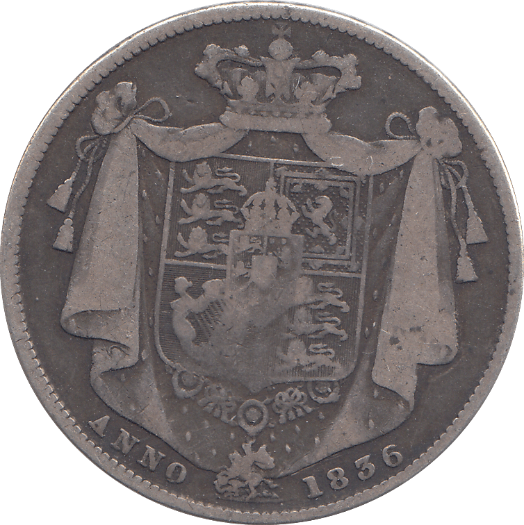 1836 HALFCROWN ( FINE ) - HALFCROWN - Cambridgeshire Coins