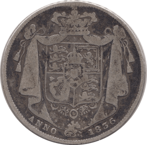 1836 HALFCROWN ( FINE ) - HALFCROWN - Cambridgeshire Coins