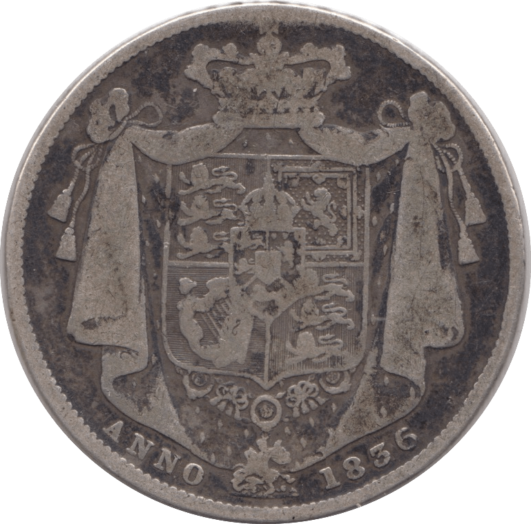 1836 HALFCROWN ( FINE ) - HALFCROWN - Cambridgeshire Coins