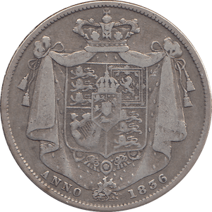 1836 HALFCROWN ( FINE ) - HALFCROWN - Cambridgeshire Coins