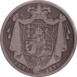 1836 HALFCROWN ( FINE ) - HALFCROWN - Cambridgeshire Coins