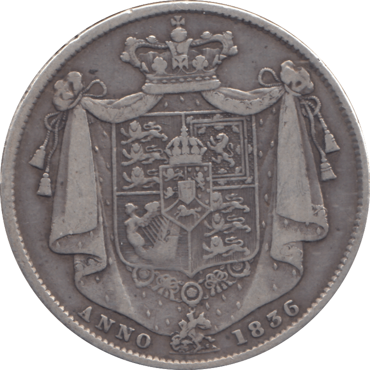 1836 HALFCROWN ( GF ) - HALFCROWN - Cambridgeshire Coins