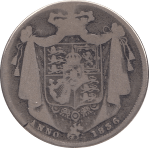 1836 HALFCROWN ( NF ) - Halfcrown - Cambridgeshire Coins