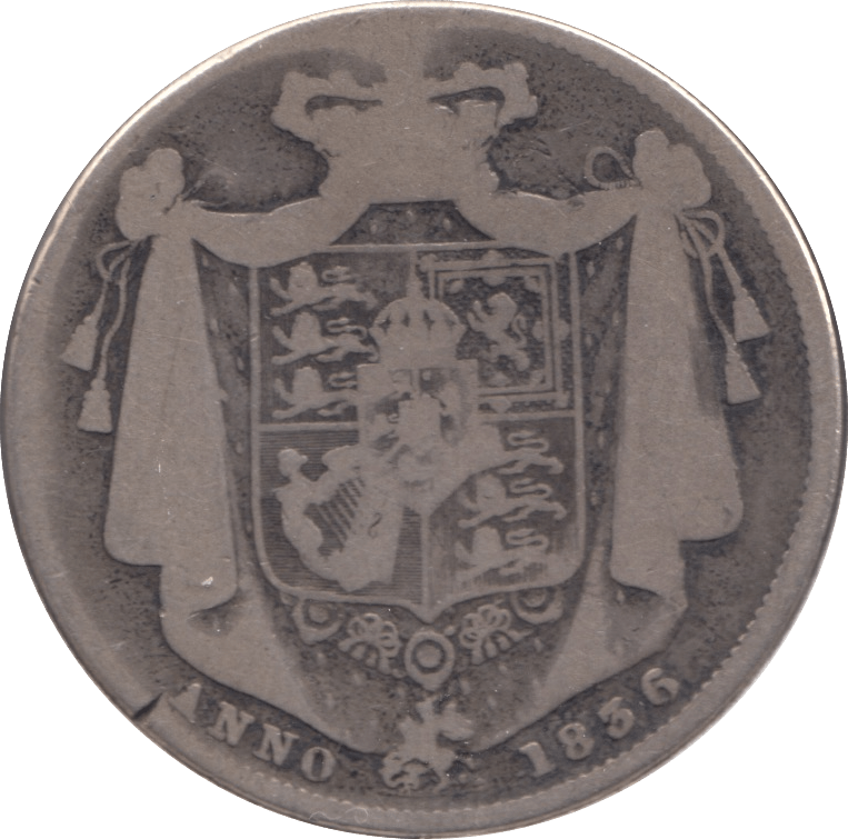 1836 HALFCROWN ( NF ) - Halfcrown - Cambridgeshire Coins