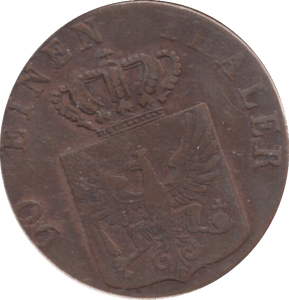1836 PRUSSIA 4 PFENNING - WORLD COINS - Cambridgeshire Coins