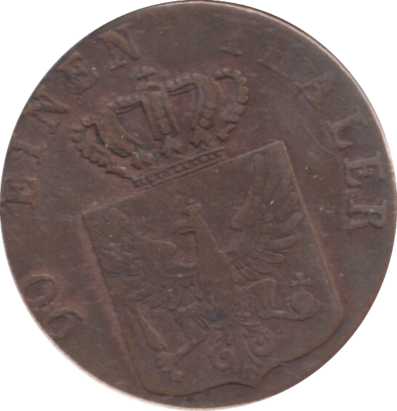 1836 PRUSSIA 4 PFENNING - WORLD COINS - Cambridgeshire Coins