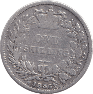1836 SHILLING ( FAIR ) - SHILLING - Cambridgeshire Coins