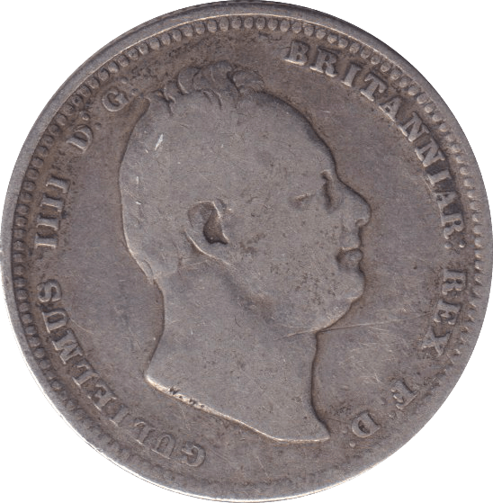 1836 SHILLING ( FINE ) - SHILLING - Cambridgeshire Coins