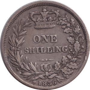 1836 SHILLING ( GVF ) - SHILLING - Cambridgeshire Coins