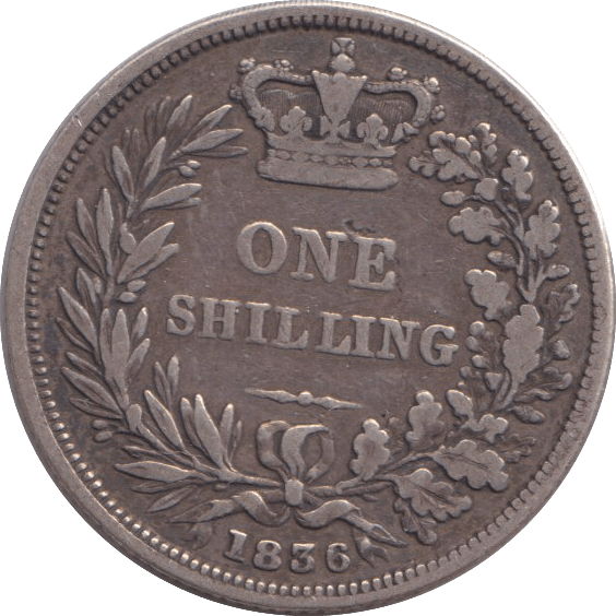 1836 SHILLING ( NF ) - SHILLING - Cambridgeshire Coins
