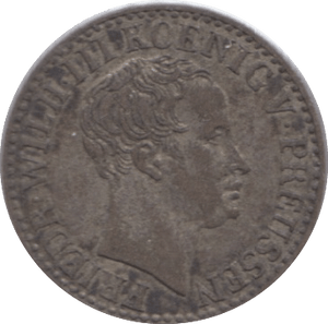 1836 SILVER HALF GROSCHEN PRUSSIA - SILVER WORLD COINS - Cambridgeshire Coins