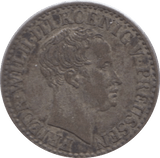 1836 SILVER HALF GROSCHEN PRUSSIA - SILVER WORLD COINS - Cambridgeshire Coins