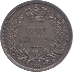 1836 SILVER SHILLING WILLIAM IV ( UNC ) - SHILLING - Cambridgeshire Coins