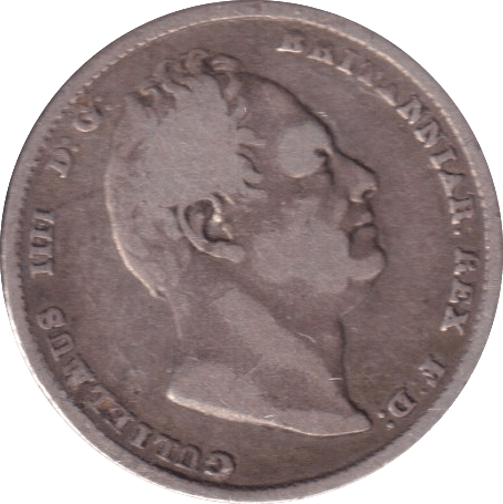 1836 SIXPENCE ( NF ) - SIXPENCE - Cambridgeshire Coins