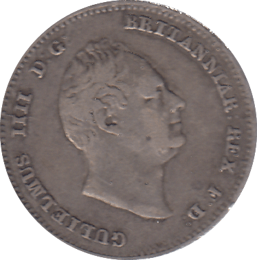1836 THREEPENCE ( VF ) - THREEPENCE - Cambridgeshire Coins