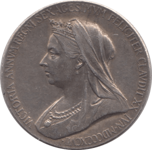 1837 DIAMOND JUBILEE MEDALLION - SILVER WORLD COINS - Cambridgeshire Coins