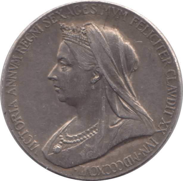 1837 DIAMOND JUBILEE MEDALLION - SILVER WORLD COINS - Cambridgeshire Coins