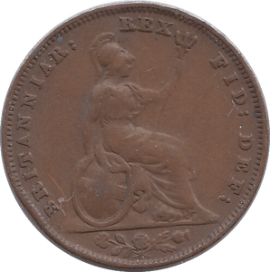 1837 FARTHING F62 ( GF ) - FARTHING - Cambridgeshire Coins