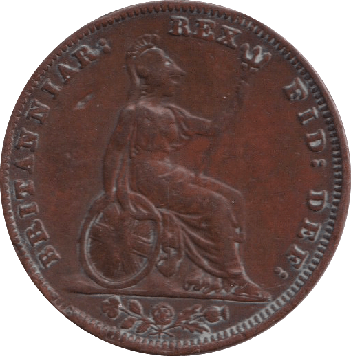 1837 FARTHING ( GF ) - FARTHING - Cambridgeshire Coins