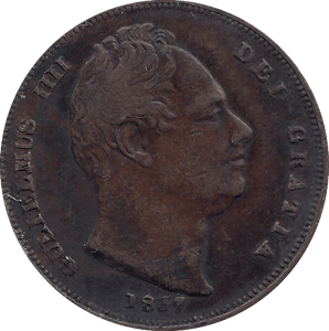1837 FARTHING ( GVF ) - FARTHING - Cambridgeshire Coins
