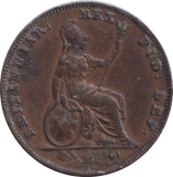 1837 FARTHING ( VF ) - FARTHING - Cambridgeshire Coins