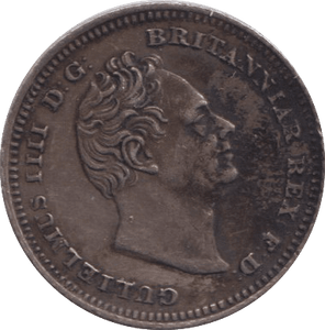 1837 FOURPENCE ( EF ) - FOURPENCE - Cambridgeshire Coins