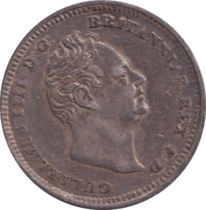1837 FOURPENCE ( EF ) - FOURPENCE - Cambridgeshire Coins