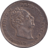1837 FOURPENCE ( EF ) - FOURPENCE - Cambridgeshire Coins