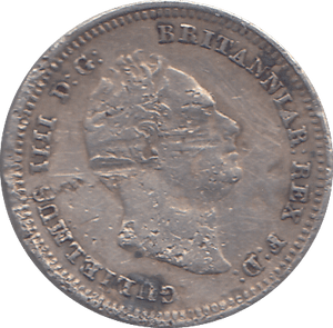 1837 FOURPENCE ( GF ) - FOURPENCE - Cambridgeshire Coins