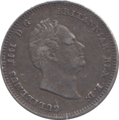 1837 FOURPENCE ( GVF ) - FOURPENCE - Cambridgeshire Coins