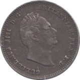 1837 FOURPENCE ( GVF ) - FOURPENCE - Cambridgeshire Coins