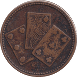 1837 GAMING TOKEN - GAMING TOKEN - Cambridgeshire Coins