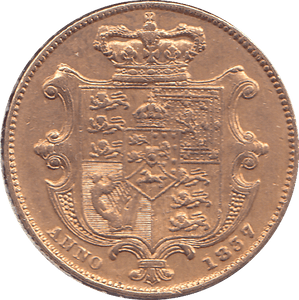 1837 GOLD SOVEREIGN ( GVF ) - SOVEREIGN - Cambridgeshire Coins