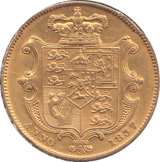 1837 GOLD SOVEREIGN ( VF ) - SOVEREIGN - Cambridgeshire Coins