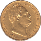 1837 GOLD SOVEREIGN ( VF ) - SOVEREIGN - Cambridgeshire Coins