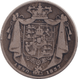 1837 HALF CROWN ( FINE ) - HALF FARTHING - Cambridgeshire Coins