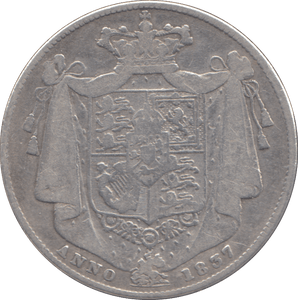 1837 HALFCROWN ( F ) - HALFCROWN - Cambridgeshire Coins