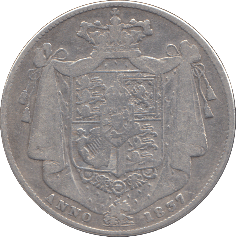 1837 HALFCROWN ( F ) - HALFCROWN - Cambridgeshire Coins