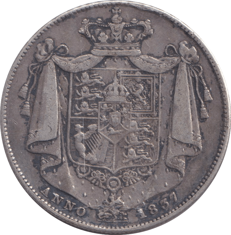 1837 HALFCROWN ( GVF ) - HALFCROWN - Cambridgeshire Coins