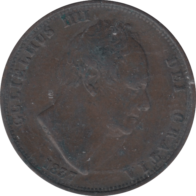 1837 HALFPENNY (FINE) - HALFPENNY - Cambridgeshire Coins