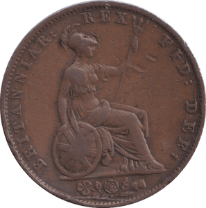 1837 HALFPENNY ( GF ) - HALFPENNY - Cambridgeshire Coins