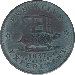 1837 HARD TIME TOKEN - OTHER TOKENS - Cambridgeshire Coins