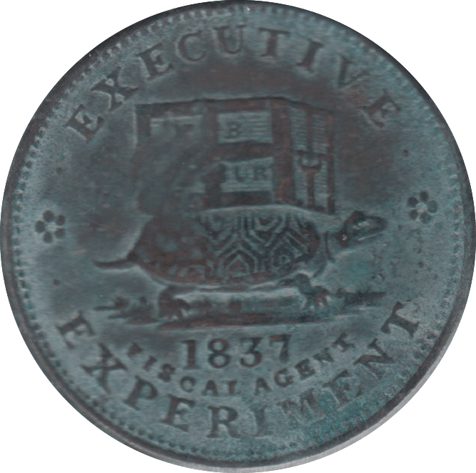 1837 HARD TIME TOKEN - OTHER TOKENS - Cambridgeshire Coins